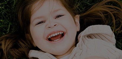 Little girl with healthy smile